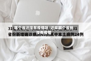 哪个省还没有疫情呀/近来哪个省份没有疫情