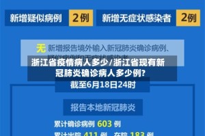 浙江省疫情病人多少/浙江省现有新冠肺炎确诊病人多少例?