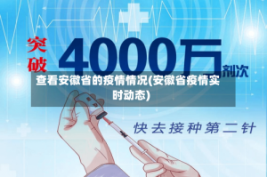 查看安徽省的疫情情况(安徽省疫情实时动态)