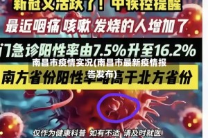 南昌市疫情实况(南昌市最新疫情报告发布)