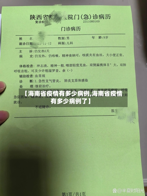 【海南省疫情有多少病例,海南省疫情有多少病例了】-第1张图片
